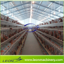 Leon series chicken cage poultry feeding system on hot sale